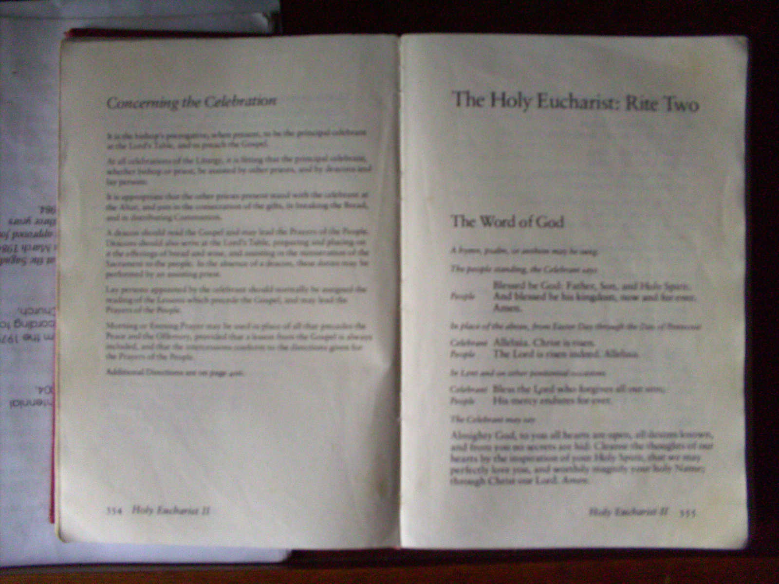 communion prayer book in irish
